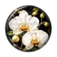Cabochon Résine - fleur orchidée