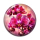 Cabochon Résine - fleur orchidée