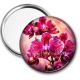 Miroir de poche - fleur orchidée