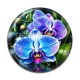 Cabochon Résine - fleur orchidée