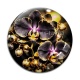 Cabochon Verre - fleur orchidée