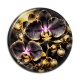 Cabochon Résine - fleur orchidée