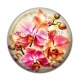 Cabochon Résine - fleur orchidée
