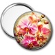 Miroir de poche - fleur orchidée