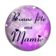 Cabochon Verre - bonne fête mamie