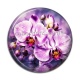 Cabochon Résine - fleur orchidée