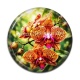 Cabochon Résine - fleur orchidée
