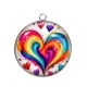 Pendentif Cabochon Argent - coeurl