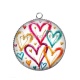 Pendentif Cabochon Argent - coeurl