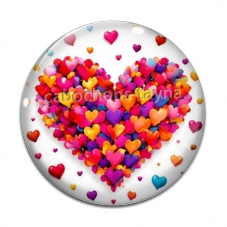 Cabochon Verre - coeurl
