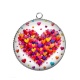 Pendentif Cabochon Argent - coeurl
