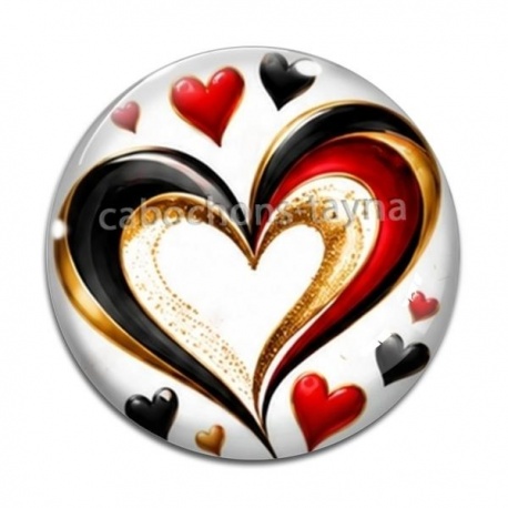 Cabochon Verre - coeurl