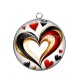 Pendentif Cabochon Argent - coeurl