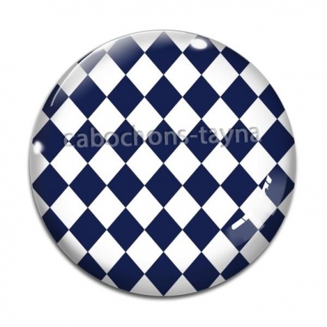 Cabochon Verre - carreaux