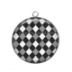 Pendentif Cabochon Argent - triangle