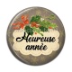 Cabochon Résine - Heureuse année- Cabochon, porte-clés, magnet, miroir