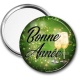 Miroir de poche - bonne année- Cabochon, porte-clés, magnet, miroir
