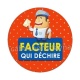 facteur qui déchire
