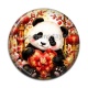 Cabochon Résine - Panda- Cabochon verre ou résine, miroirs, porte clés, magnet