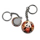 Porte clés - Panda- Cabochon verre ou résine, miroirs, porte clés, magnet