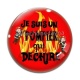 Cabochon Verre - je suis un pompier qui déchire