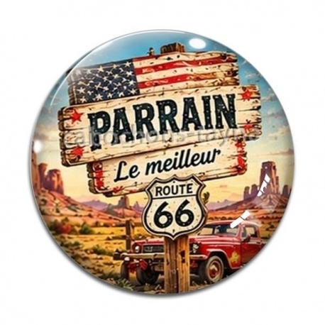 Cabochon Verre - Parrain le meilleur- Cabochon verre ou résine, décapsuleur, porte clés