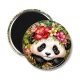 Magnet's - Panda- Cabochon verre ou résine, miroirs, porte clés