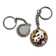 Porte clés - Panda- Cabochon verre ou résine, magnet, porte clés