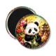 Magnet's - Panda- Cabochon verre ou résine, miroirs, porte clés