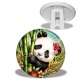 Trépied - Panda- Cabochon verre ou résine, miroirs, porte clés