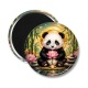 Magnet's - Panda- Cabochon verre ou résine