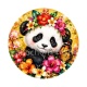 Panda- Cabochon verre ou résine