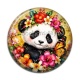 Cabochon Résine - Panda- Cabochon verre ou résine