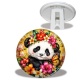 Trépied - Panda- Cabochon verre ou résine