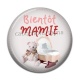 Cabochon Résine - bientôt mamie