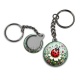 Porte clés - Coccinelle- Panda- Cabochon verre ou résine, miroirs, porte clés