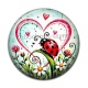 Cabochon Résine - Coccinelle- Panda- Cabochon verre ou résine, miroirs