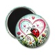 Magnet's - Coccinelle- Panda- Cabochon verre ou résine, miroirs