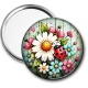 Miroir de poche - Coccinelle- Cabochon verre ou résine, miroirs, porte clés