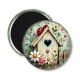 Magnet's - Coccinelle- Cabochon verre ou résine, miroirs, porte clés