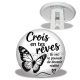 Trépied - crois en tes rêves, verre ou résine, miroirs, porte clés