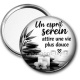 Miroir de poche - un esprit serein attire une vie plus douce- Cabochon verre ou résine