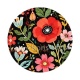 fleurs-  cabochon verre ou résine, miroirs, magnet