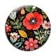 Cabochon Verre - Fleurs- Cabochon verre ou résine