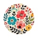 fleurs- cabochon verre ou résine, miroirs, porte clés