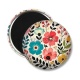 Magnet's - fleurs- cabochon verre ou résine, miroirs, porte clés