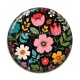 Cabochon Résine -  fleurs- cabochon verre ou résine, pendentif résine
