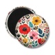 Magnet's -  fleurs- cabochon verre ou résine, pendentif résine, miroir
