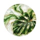 feuille exotique- cabochon verre ou résine, pendentif