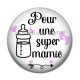 Cabochon Résine - pour une super mamie